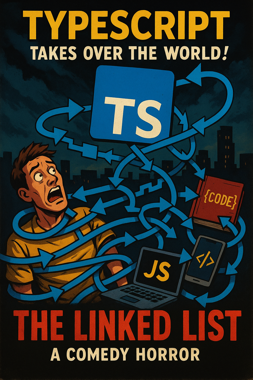 Cover art for TypeScript - A Linked List