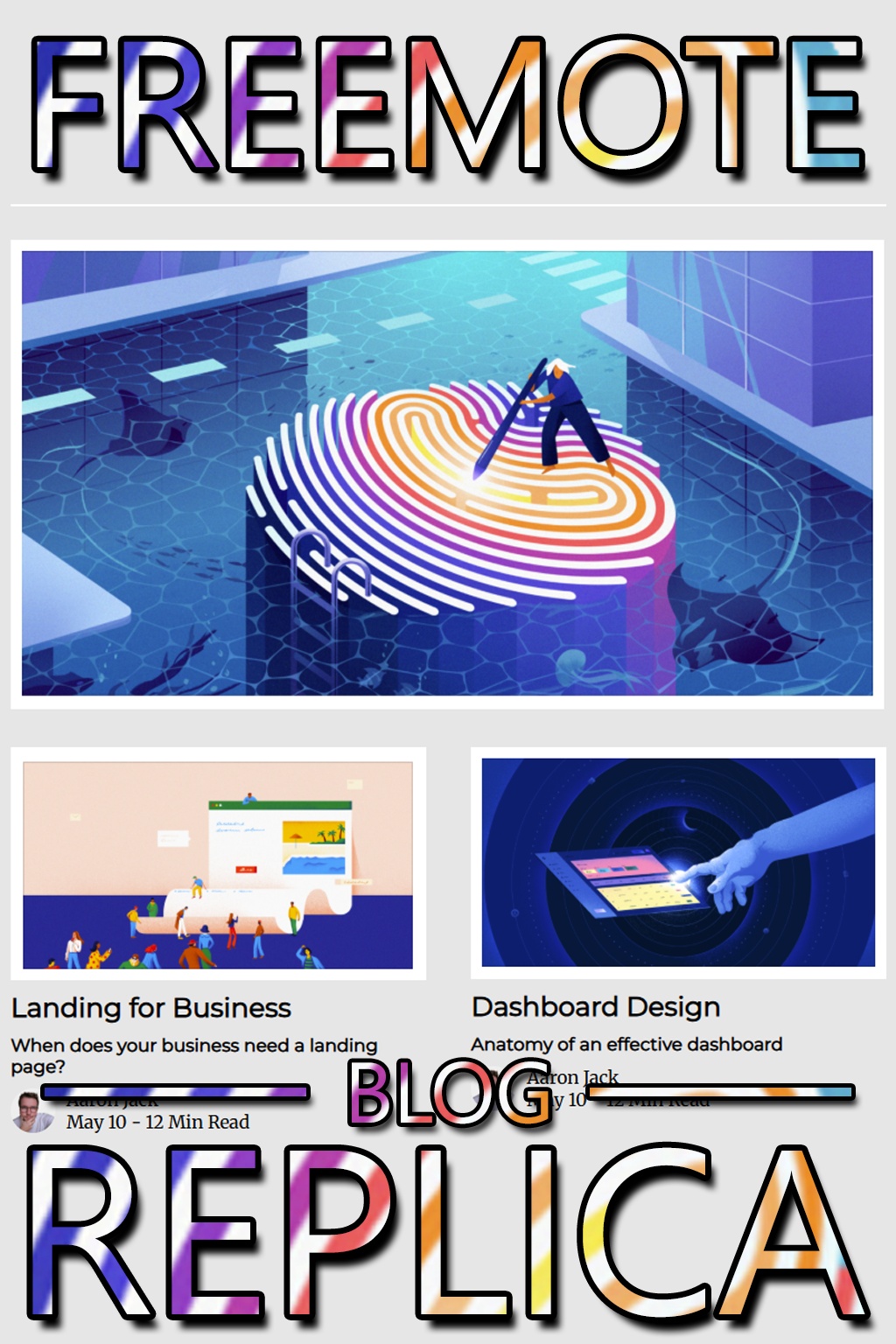 Cover art for Freemote Blog Layout Replica